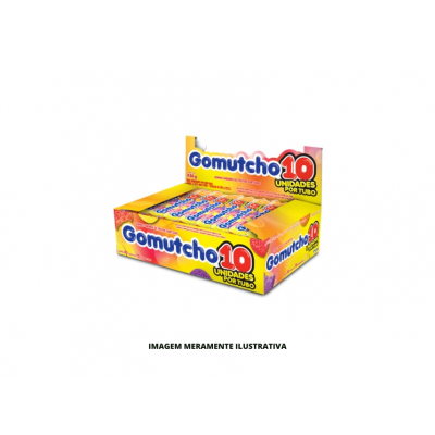 BALA GOMA GOMUTCHO10 TUBO SORTIDO RICLAN 1X30X10UN